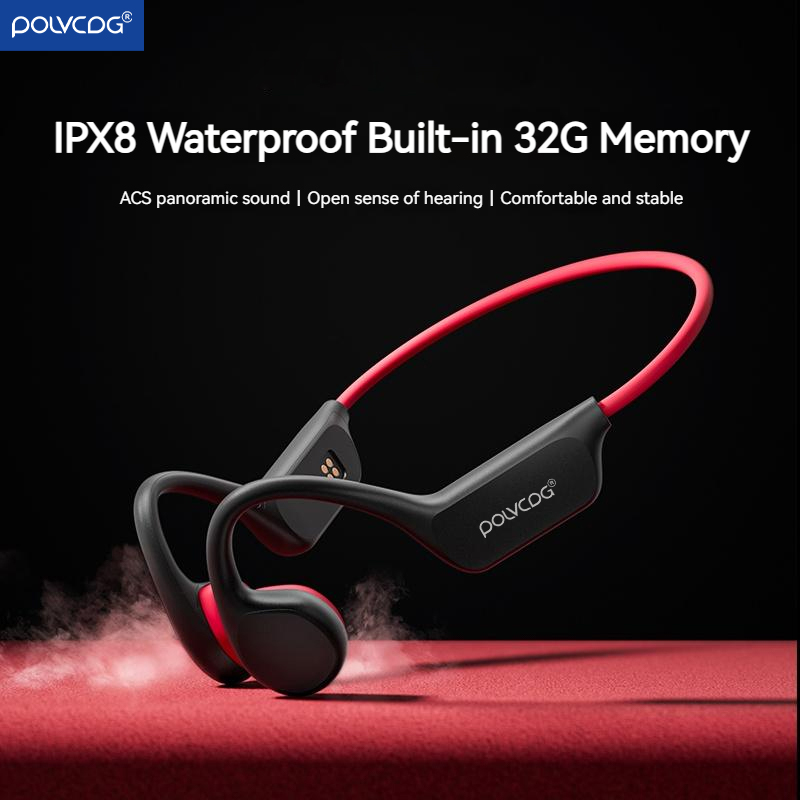 Wired Earphone Lightning - POLVCDG Knochenleitungs-Headset X7 IPX8 32 GB