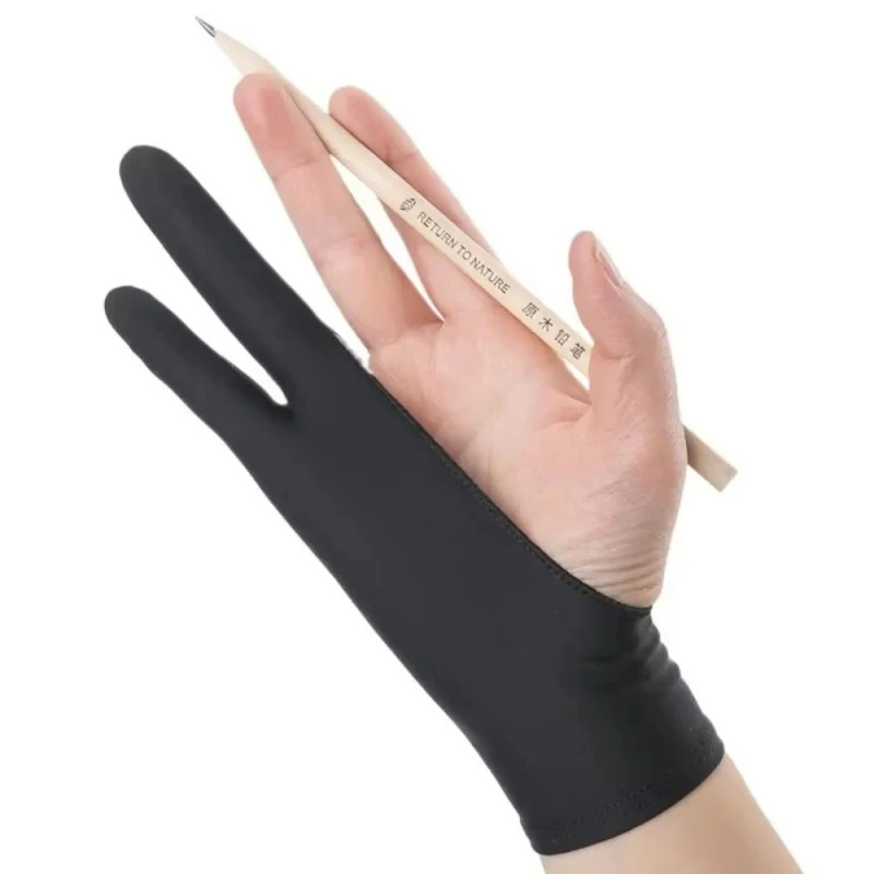 Drawing Glove Artist - 1/2 Stück Zweifinger-Malhandschuhe für Ölmalerei, Kunstbedarf,