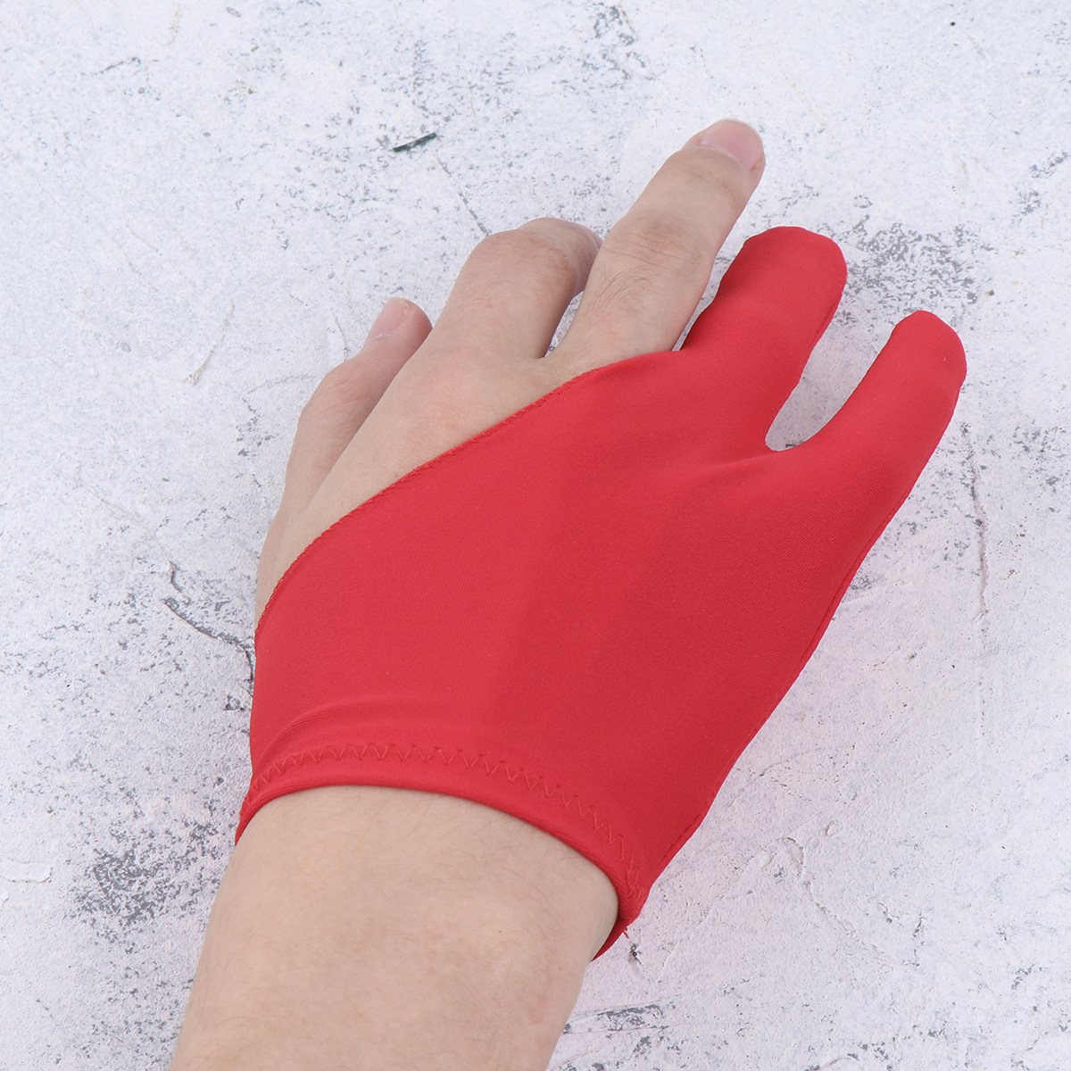 Drawing Glove Artist - 2 Stück Künstler-Zeichenhandschuhe, zweifingeriger, gebogener Stil