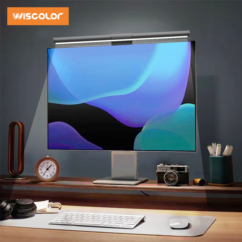 Tablet Lap Desk - Wiscolor LED-Bildschirm-Monitor, hängende Lichtleiste, LCD-Computer, Laptop,