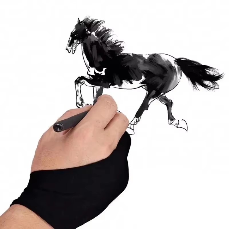 Zwei-Finger-Anti-Touch-Malhand – Drawing Glove Artist Bewertung und Preis