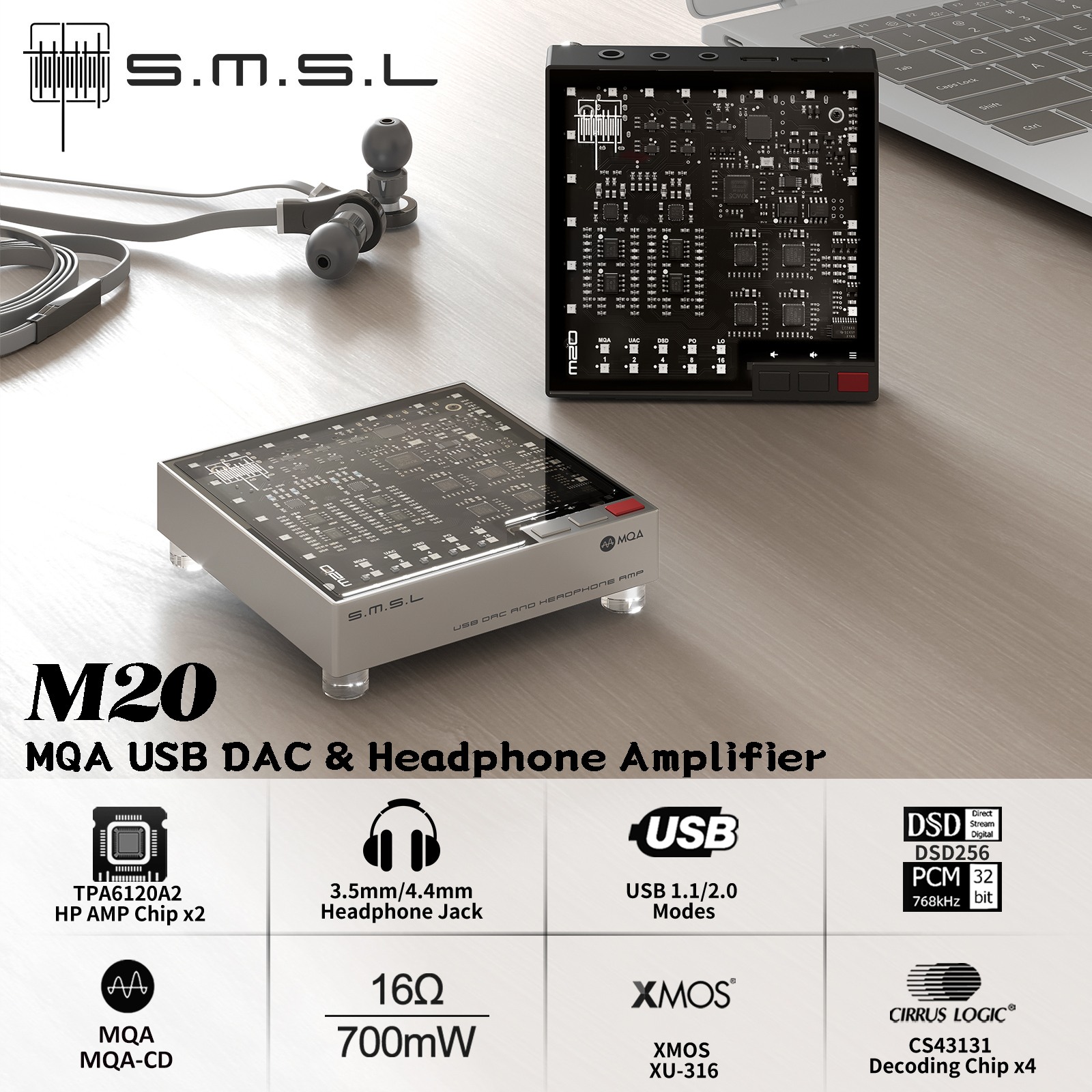SMSL M20 Hi-Res Gaming Audio D – Android Tablet Gaming Accessories Bewertung und Preis