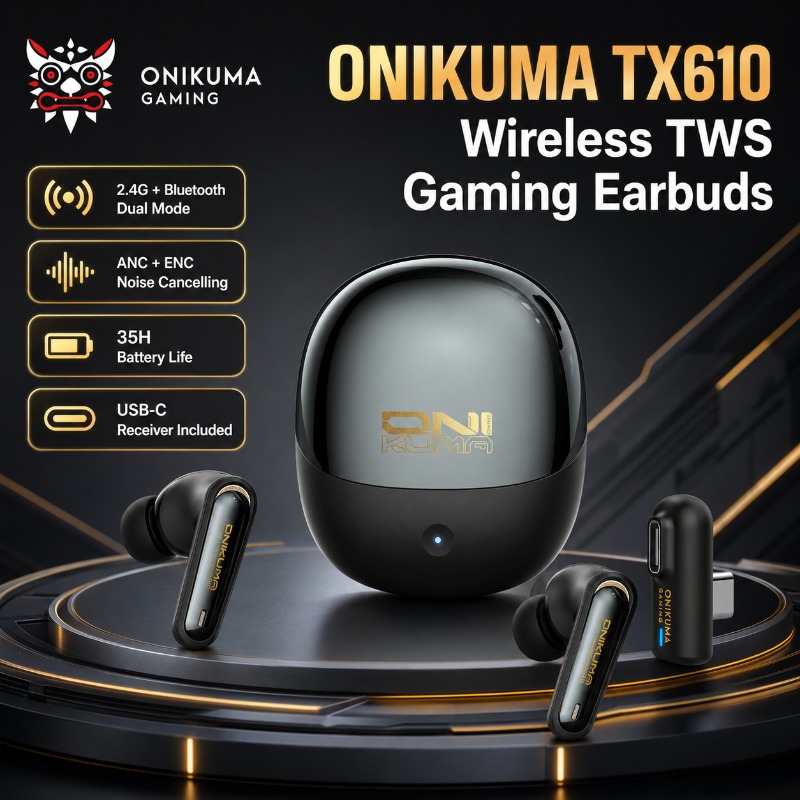ONIKUMA TX610 Kabellose Gaming – Wired Earphone Lightning Bewertung und Preis